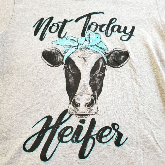 Cute Cow T-shirt Women's Size Large - Picture 2 of 4